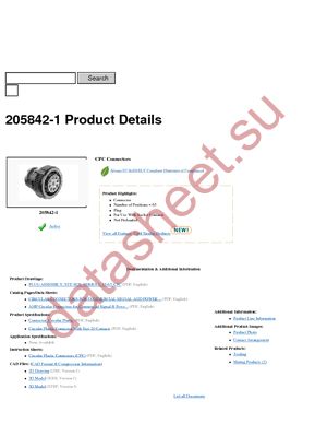 205842-1 datasheet  